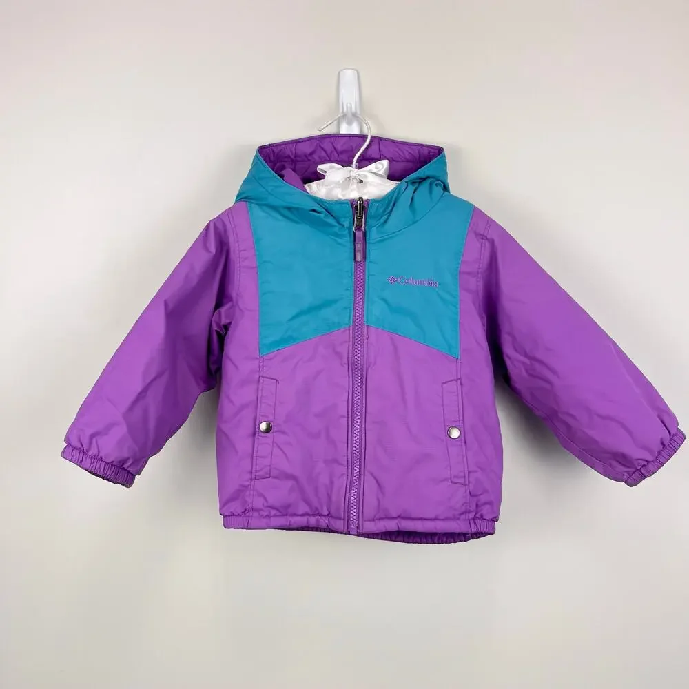 Columbia Girls Reversible Double Flake II Snow Jacket 2T